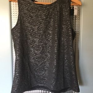 Gap Sleeveless Ponte twist back Shirt /TALL LRG